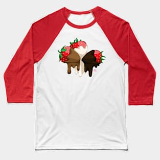 Chocolate Covered Strawberries Baseball T-Shirt